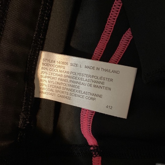 Cw-X compression shorts- new! Pink stitching - Picture 4 of 10